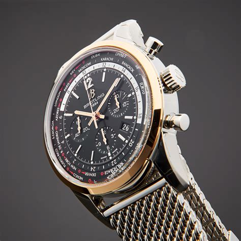 breitling transocean unitime pilot.